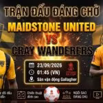 Nhận định Maidstone United vs Cray Wanderers 01h45 ngày 23/09 vòng loại FA Cup tại Xoilac TV